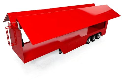 wheelfun 1/14 Metall Ferngesteuerter Roadshow Anhänger RC Mobile Bühnenfahrzeuge LKW Modell RC Hobby Modelle