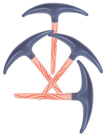FOYTOKI 4stücke Aufblasbare Pickaxe Spielzeug Lustige Party Requisiten Für Kindergeburtstage Pool-spiele Und Festlichkeiten Robustes Langlebiges Material Für Stundenlangen Spielspaß