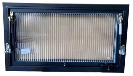 XPLKQXE Ventanas Abatibles Insonorizadas, Ventana Ventilación Iluminación Sótano, Ventanas Dormitorio Extraíbles, Ventana Casa Móvil, Ángulo Máximo Apertura 90°(20x20cm)