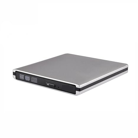 OUHFCASN Lector/Grabador Externo USB 3.0, DVD 3D, Unidad óptica, Reproductor for Ordenador portátil o de Escritorio. Amplia compatibilidad