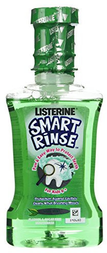 Listerine Smart Rinse Mundspülung, Minzgrün, 250 ml