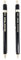 KOH-I-NOOR Fallbleistift No. 5228CL kurz Druckbleistift Metall 2er Set schwarz