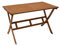 DEGAMO Gartentisch Klapptisch Bonita 70x120cm, Eukalyptus Holz braun geölt, FSC®-Zertifiziert, klappbar, Outdoor