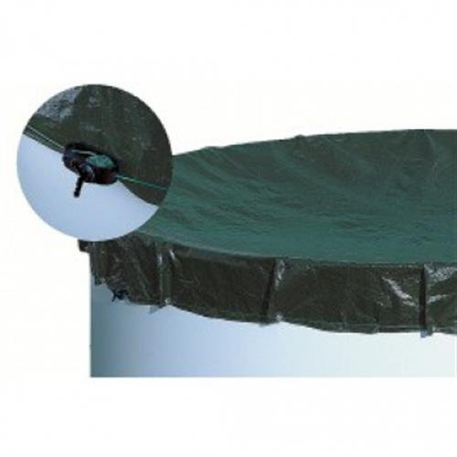 Planet Pool Abdeckplane für 730x375cm Acht-/Oval Pools und Schwimmbecken - 94 g/m² Winterschutz und Ganzjahresabdeckung
