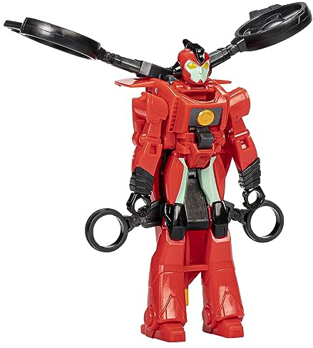 Transformers Spielzeug EarthSpark 1-Step Flip Changer Terran Twitch, 10 cm große Action-Figur, Roboterspielzeug für Kinder ab 6 Jahren