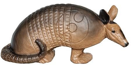 BIGSHOT Pro Hunter Armadillo 3D Archery Target - Life-Size Realistic Foam Target for Bow and Arrow Practice, Easy Arrow Removal, Durable Self-Healing Elasto Flex Foam, Indoor/Outdoor Use