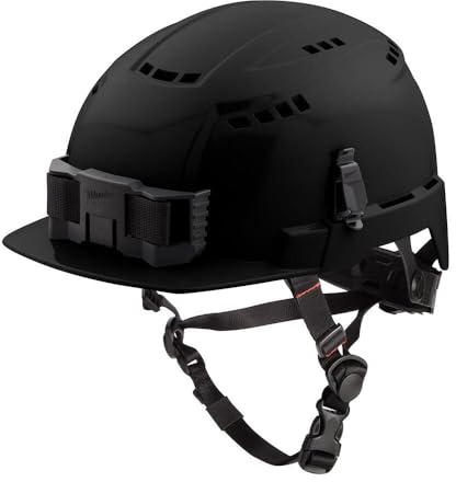 Milwaukee Bolt Ratchet - Casco de seguridad tipo II Clase C, color negro ventilado