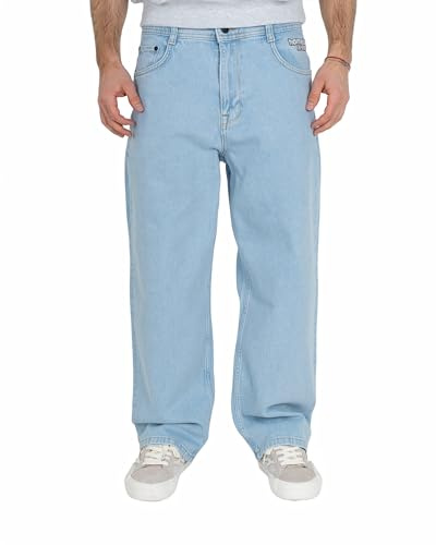 Homeboy Unisex X-Tra Baggy Denim Byxor, Moon, 36 L32