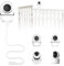 Soporte para Vigilabebés, Soporte para Cámara De Bebé, Compatible con La Mayoría de Marcas de Vigilabebés (Blanco)