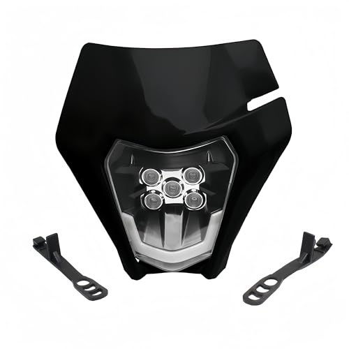 Motorcykelstrålkastare, universella LED-strålkastare, dekorativa strålkastare för motorcyklar, motocross, supercykelbelysning för EXC250, SX250, SXF250, EXC450, SX350, SXF450, EXC525, 640LC4