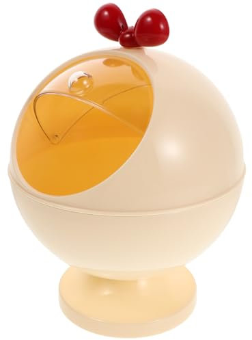 MAGICLULU Récipient De Service En Plastique Sucrier Couvercle À Enroulement Bol Poubelle De Bureau Mignon