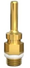 pistola colla caldo, Ugello sostituibile for pistola for colla a caldo da 11 mm, pistola for silicone, accessori ugello di piccolo calibro/sottile/lungo da 40/50/70 mm(2.0 * 42.5)