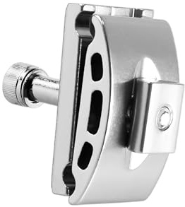 Virello Bicycle Seatpost Head Clamp, Aluminum Alloy Saddle Pipe Head Replacement with Secure Screw for Road Cycling Seat Tube Repair and Upgrade(Silver)
