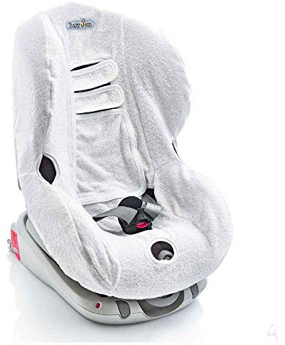 BabyJem 1110751 - Asiento infantil para coche, color blanco, 1 unidad
