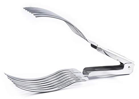 Molla Pinza Gigante, Taglia arrosto, carne, acciaio inox, 29x7x3 cm