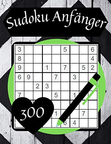 Sudoku Anfänger: Sudoku Block leicht für Anfänger mit Lösung-Rätselheft Erwachsene einfach-Sudoku Heft für Einsteiger