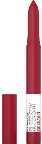Maybelline New York SuperStay Ink Crayon Matte Long Wear & Lasting Lipstick Makeup, mit eingebautem Sharpener, 125 Check Yourself, 0,04 oz