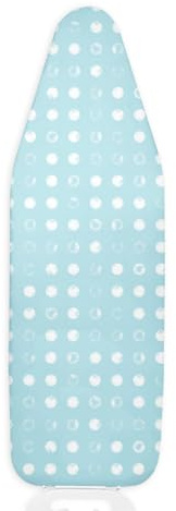 Love Sew Wool Reversible Fitted Ironing Board Cover - 2 in 1 - One Side Wool One Side Cotton (Fits 54 x 18 Standard Ironing Boards) (Aqua Blue)