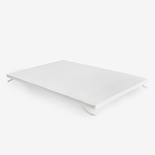 Pikolin Home - Topper Viscoelástico Aloe Vera Dermoprotector 5 cm | 140x190 | Transpirable | Pieles Sensibles | Funda Lavable | Sobrecolchón | Cubrecolchón | Colchoncillo | Sapporo