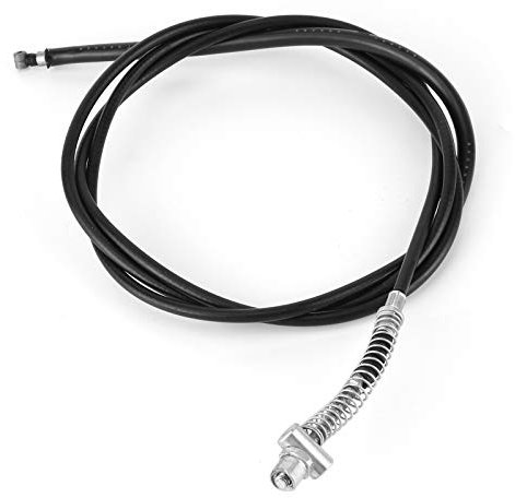 75,6 pulgadas Cable de freno de tambor trasero universal, cable freno trasero motocicleta, línea freno tambor negra, compatible con scooters y ciclomotores GY6 de 50 cc, 125 cc, 150 cc y 250 cc.