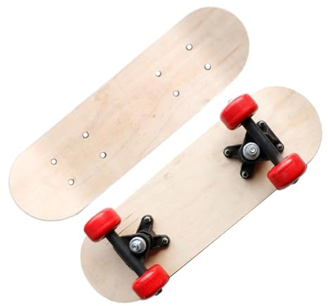 Sharplace Planche de Skateboard Vierge, Planche de Peinture Artistique, développement de la créativité pour Enfants, 43 cm avec Roue