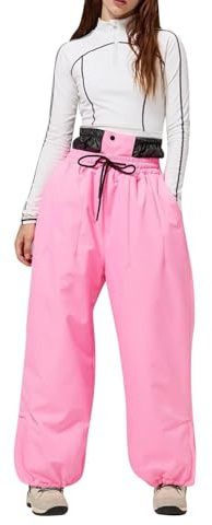 Skihose Herren Baggy Damen Wasserdicht Snowboardhose - Warm Schneehose Mit Kordelzug Winter Snow Pants Snowboard Hose Ski Hosen Größe Größen Softshell Thermo Outdoor Skihosen
