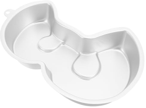 GALPADA Teglia per Torta Numerata in Lega di Alluminio 3d 31,8x20,2x4,9 Cm Antiaderente Resistente Alte Temperature, Stampo per Dolci da Forno Fai da Te, per Feste Compleanno e