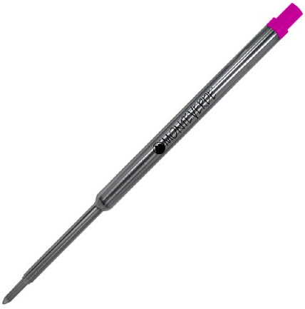 Monteverde Recharges pour Stylo à bille Pointe moyenne, rouleau souple compatibles Stylos à bille Waterman - Rose (Lot de 2)
