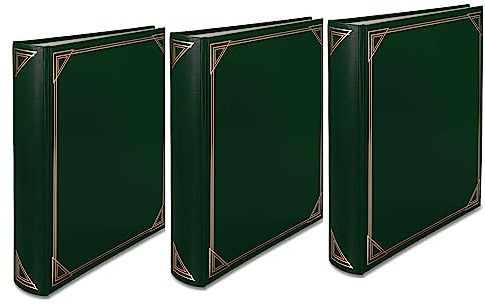 HENZO Fotoalbum Promo Classic grün 290x335 mm 3 Fotoalben