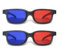 DAZZLUXE 2 Stück Rote Und Blaue 3D-Brille, Rote Und Blaue Brille, 3D-Brille, 3D-Sonnenbrille, Antibeschlag- Und Anti-Kratz-Gläser, Geeignet Für Lichtshows, Urlaubspartys, Heimkinos, Kinos