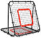 Rete Rimbalzo Calcio Pieghevole, 85 * 85 cm Rete da Rimbalzo per Pallavolo, Reti PE a Doppio Strato, Angolo Regolabile, Formazione Sulle Competenze per Calcio, Pallavolo e Pallacanestro