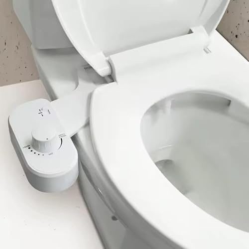 Accesorio de Bidet para Inodoro, Montaje Lateral, Color Blanco