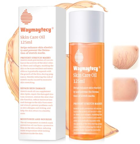 125ml Olio Corpo Smagliature Gravidanza,Antismagliature Gravidanza, Olio Corpo Rassodante Tonificante, Nutre ed Idrata la Pelle, Riparazione Della Pelle, per donne Incinte e Donne