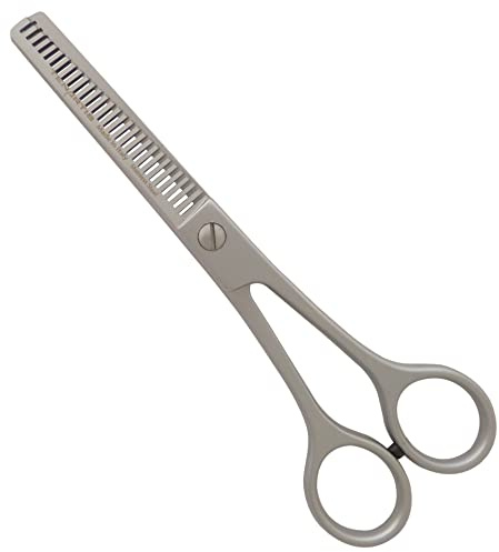 Tunningssax i rostfritt stål för husdjur, 16,5 cm, med PVC-fodral – Tenartis, tillverkad i Italien