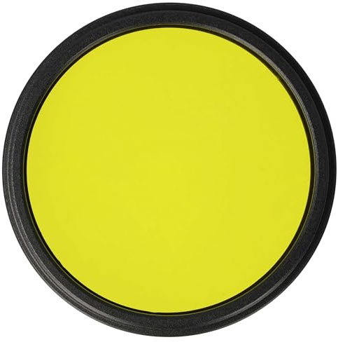 vhbw Filtro de Color Universal para Objetivos de cámaras con Rosca de 52 mm - Filtro Amarillo