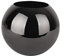 BOEYAA Vaso in acciaio inox a forma di sfera in metallo, Nordic Moon Home, bagno, desktop, artigianato da tavolo, ornamenti decorativi (nero)