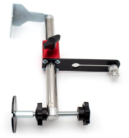 LeTkingok Soporte de Montaje en Pared de Nivel Láser Universal de Acero Inoxidable de 200MM, Soporte de Soporte Infrarrojo Láser Multifuncional Ajustable en Altura