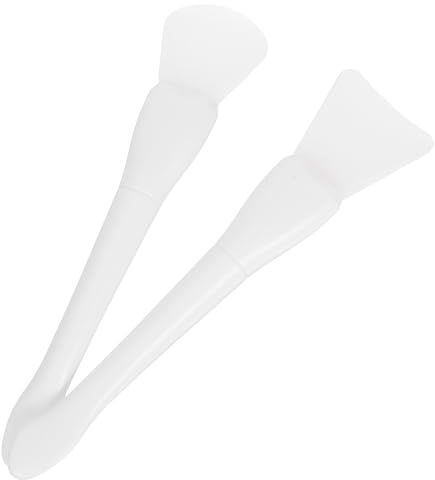PLAFOPE Espátula de Silicona para Sellos de Cera 2 Piezas Forma Abanico y Pala Resistente al Calor Herramienta Portátil para Limpieza y Aplicación en Manualidades y Sellado