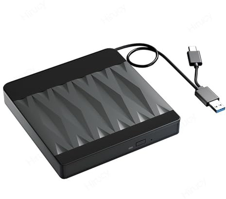 2-i-1 Externa Blu-ray-enheter USB 3.0 Typ-C DVD CD -/+RW-läsare Brännare Bärbar Platsbesparande