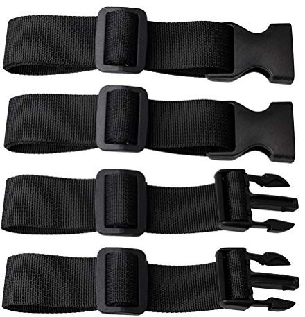 nuosen 2 Pcs Backpack Chest Strap, Adjustable Chest Strap Backpack Straps Sternum Strap Chest Harness Chest Belt with Buckle for Kids Hiking and Jogging