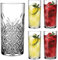 Pasabahce 520205 Timeless - Set di 4 bicchieri da long drink in vetro, 365 ml