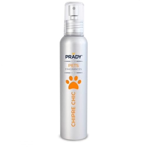 Prady – Eau de Toilette para Mascotas – Chipre Chic – Perfume elegante y seguro para perros y gatos – Neutraliza olores – Aroma sofisticado para el pelaje – Uso frecuente sin irritaciones