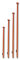 Wood Boat Flag Pole Staff 22 mm x 800 mm