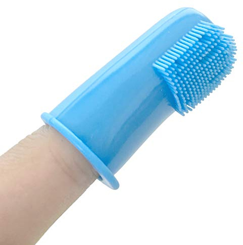 Pet Republique Dog Finger Toothbrush Set of 6 - Dental Brush for Large to Small Dogs, Cats, and Most Pets