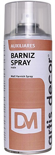 BARNIZ MATE SPRAY ARTIS DECOR 400ML (MADERA, CRISTAL, PAPEL, CERÁMICA, METAL)