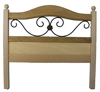 Ojemar International Headboard Chestnut Wrought Iron