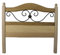 Ojemar International Headboard Chestnut Wrought Iron