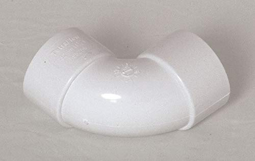Solvent Weld White 50mm (56mm) Waste Pipe Swept Bend
