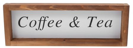 Cabilock Kaffee Wanddekoration Rustikales Schild Für Kaffeebar Stilvolle Wandkunst Für Küche Und Accessoire Für Gemütliche Atmosphäre