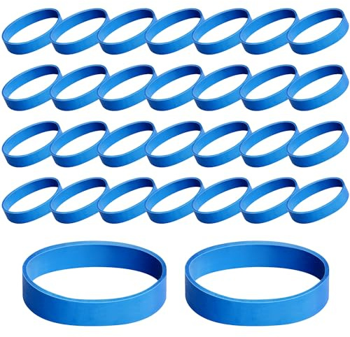 Shupakul 30 Pcs Blue Rubber Ski Brake Retainers - 3 Inch Snowboard & Ski Binding Retainers for Winter Sports Accessory